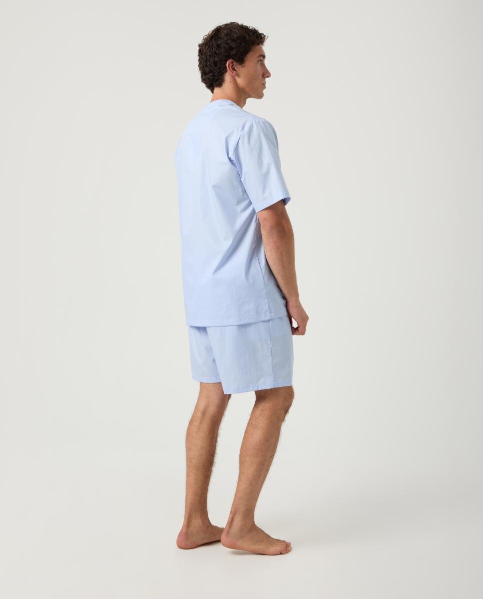 Pijama Curto Azul-2