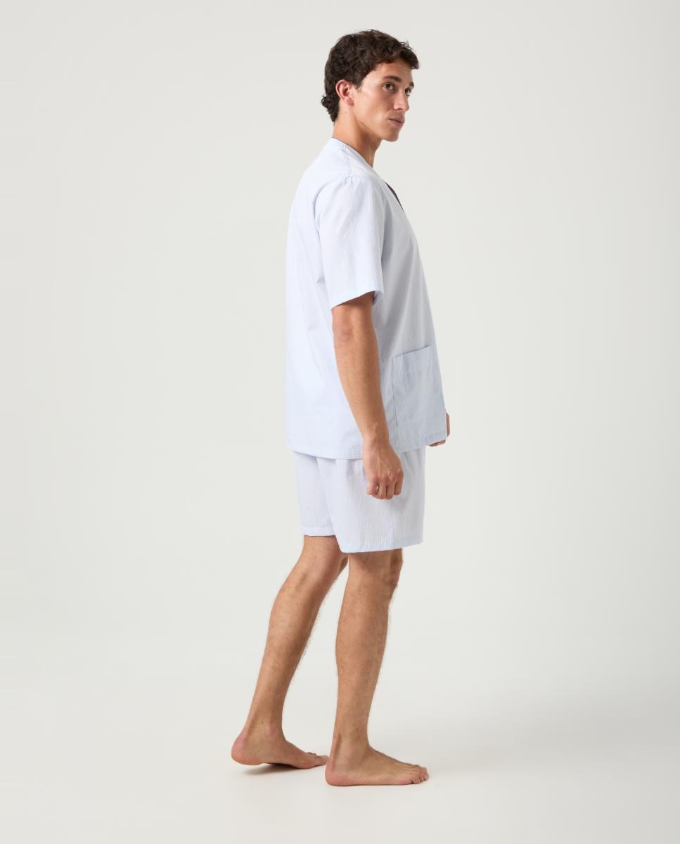 Pijama Curto Branco-3