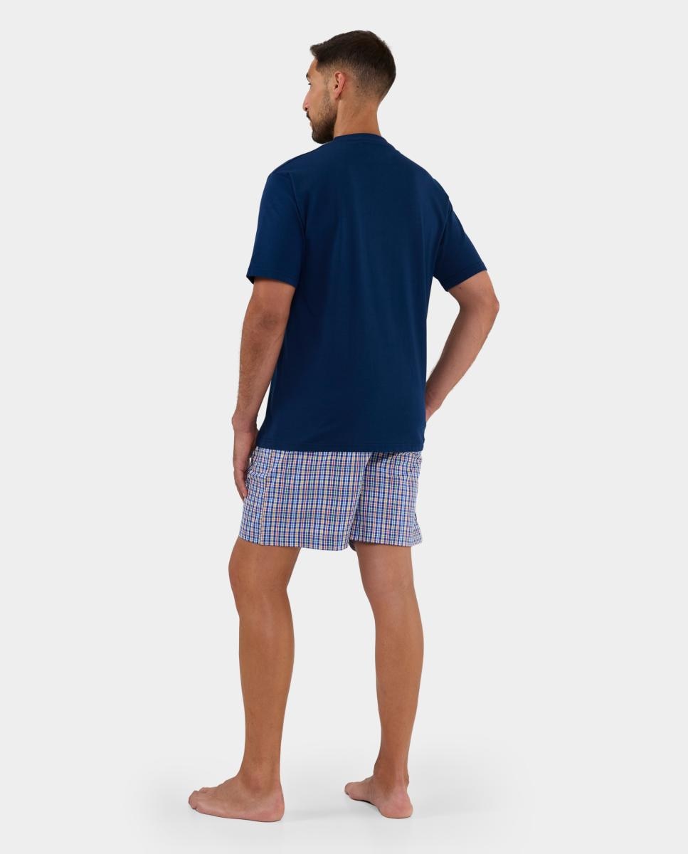 Pijama de Malha Azul-2