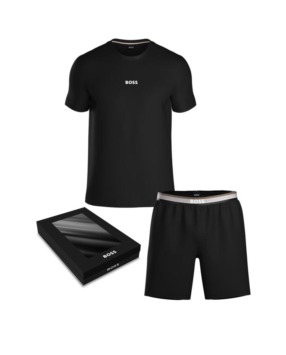 Imagem 0 de Conjunto de T-shirt e Calções Lisos de Pijama