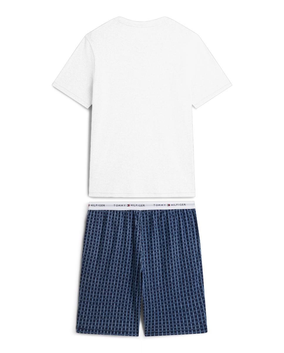 Conjunto de Pijama Curto de Malha Multicolor-5