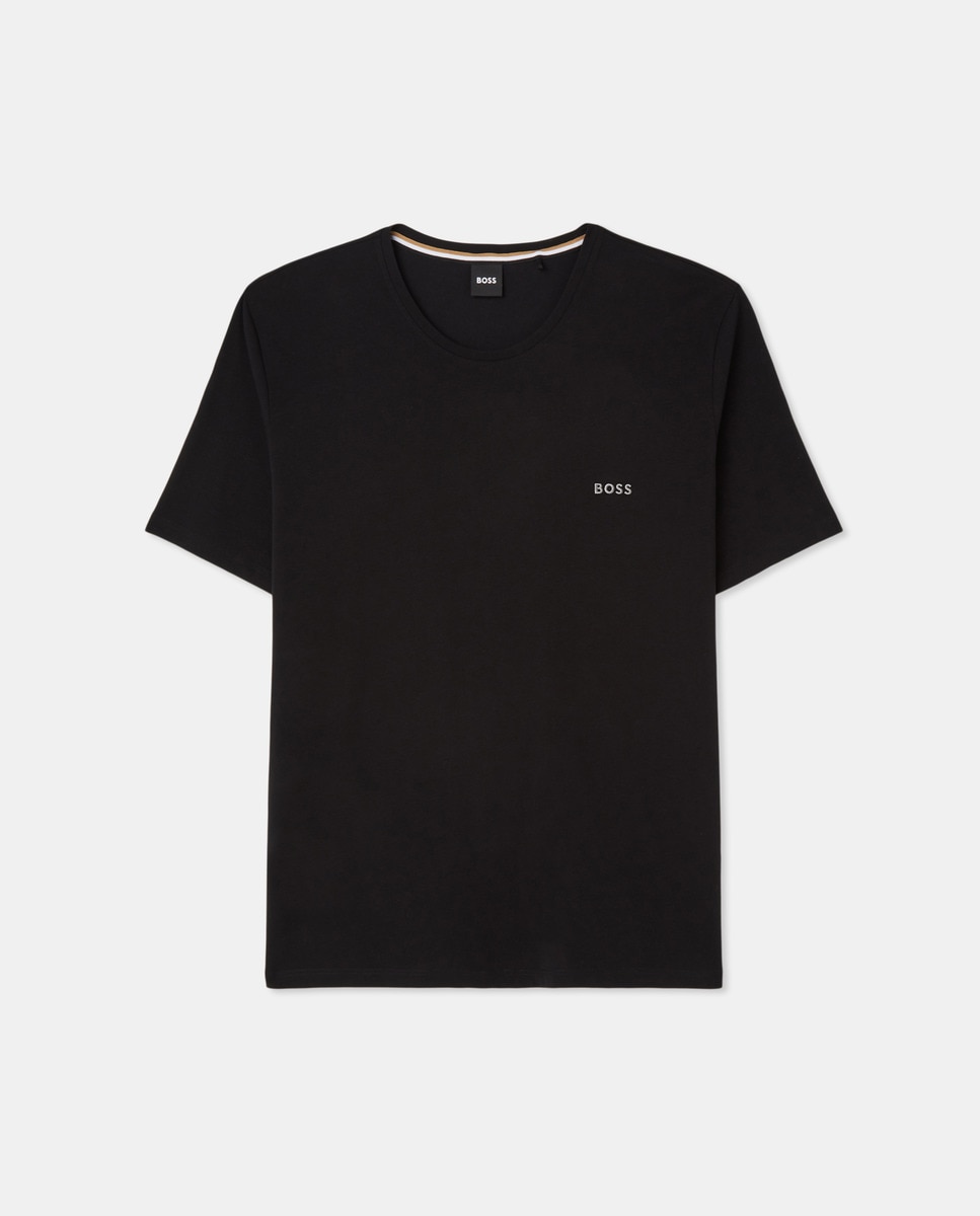 T-shirt de Pijama com Manga Curta - Preto Preto-4