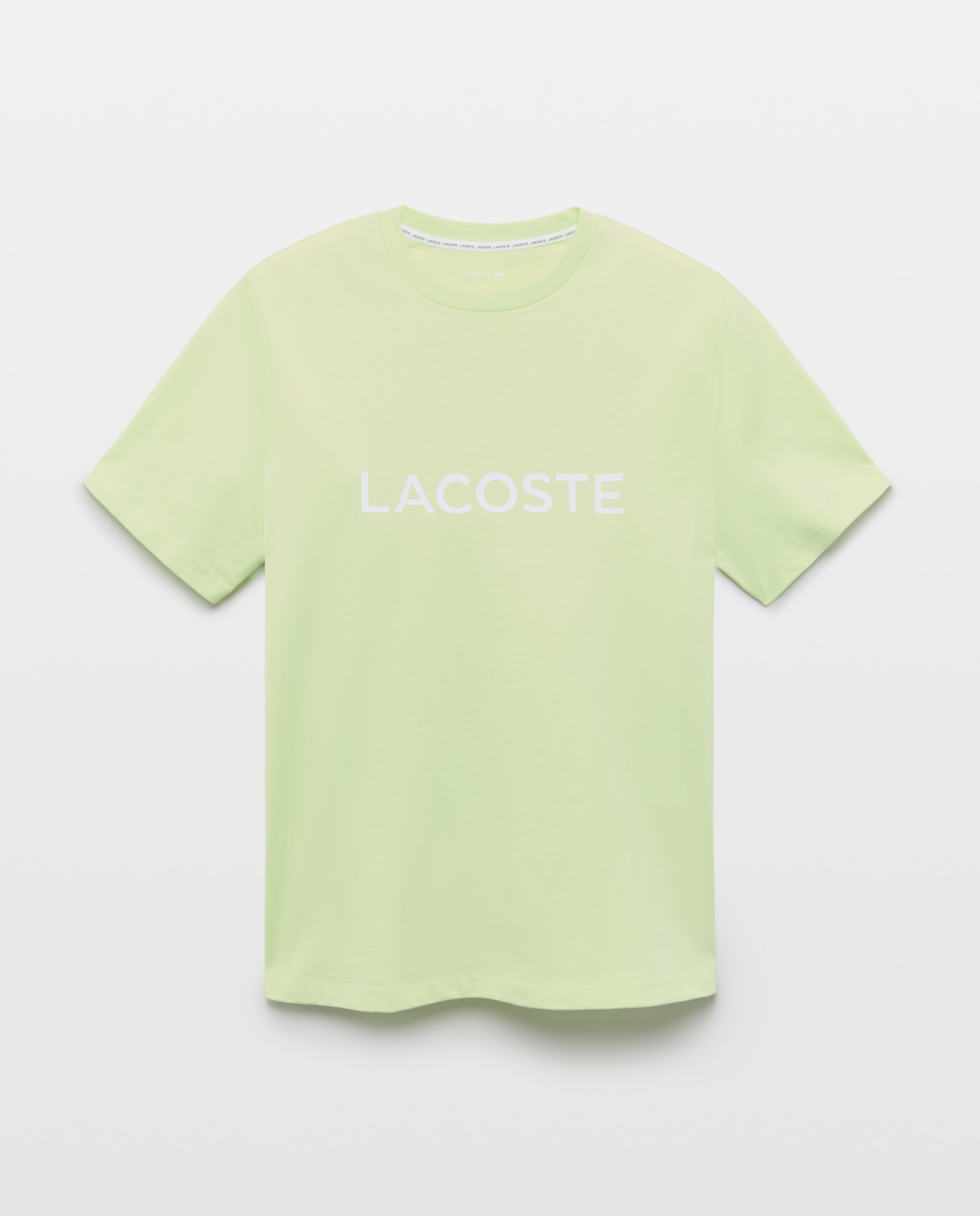 T-shirt Loungewear de Algodão com Logótipo Verde-4