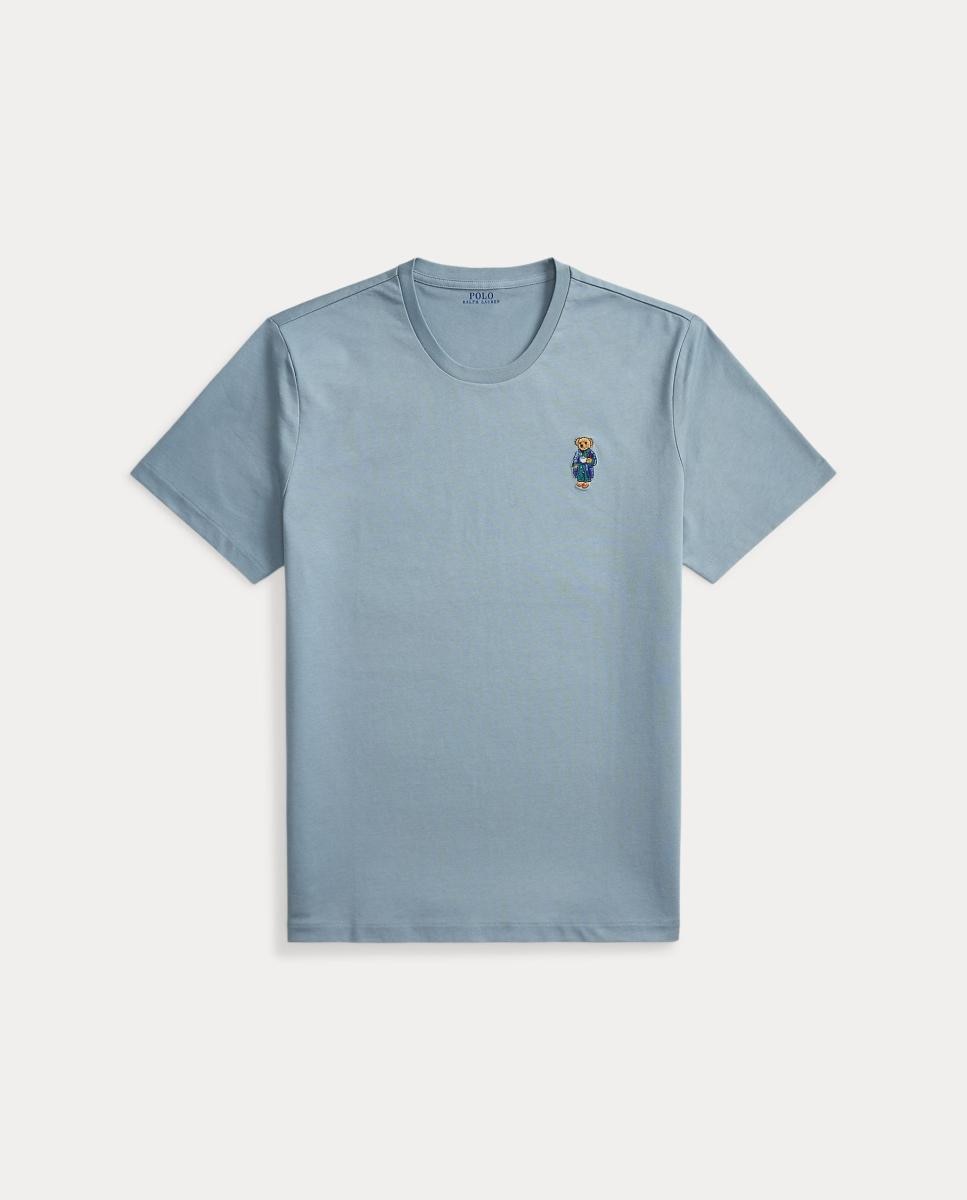 Camisola de Pijama de Algodão com Polo Bear Cinzento-3