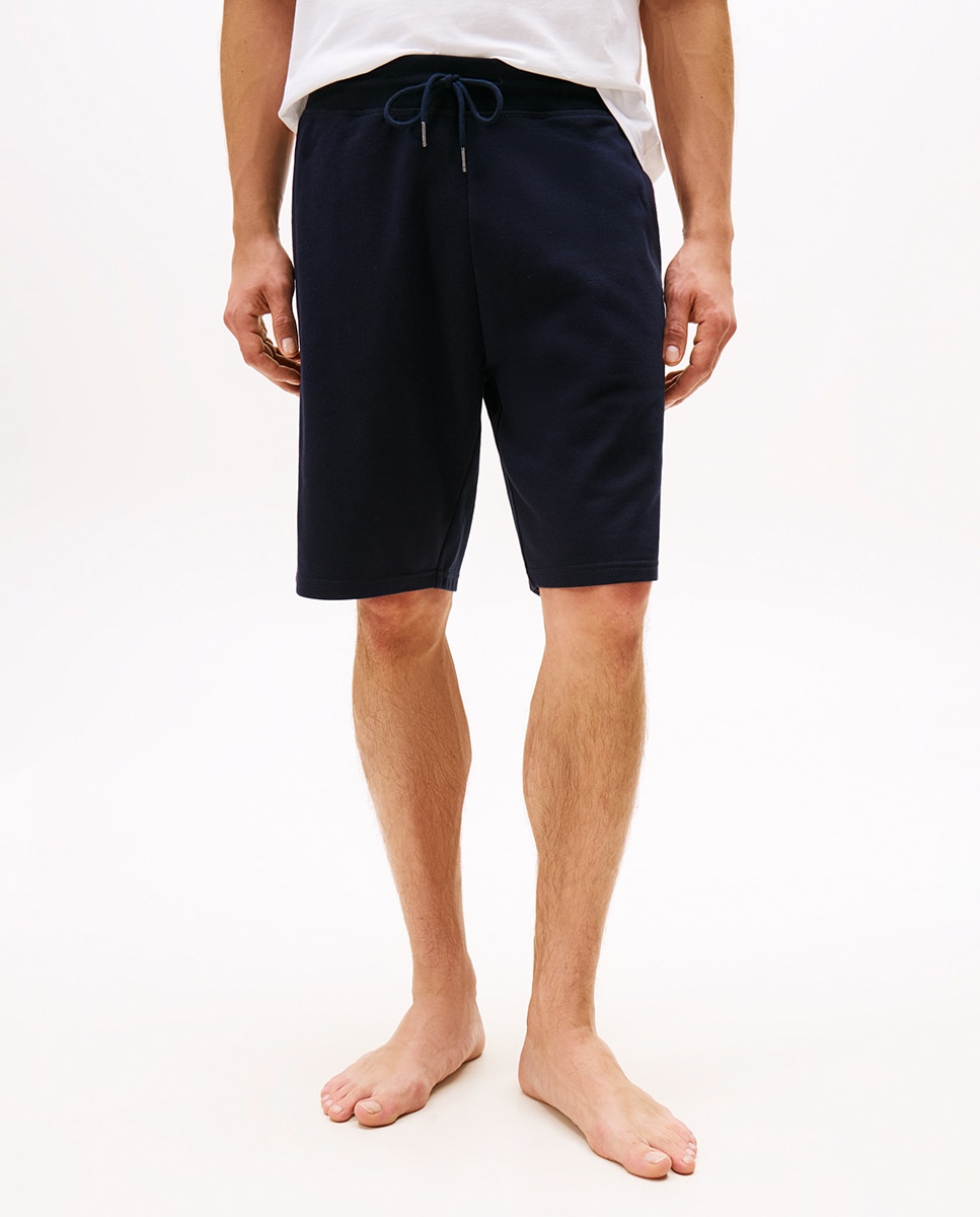 Bermudas de Fato de Treino Azul-marinho-2