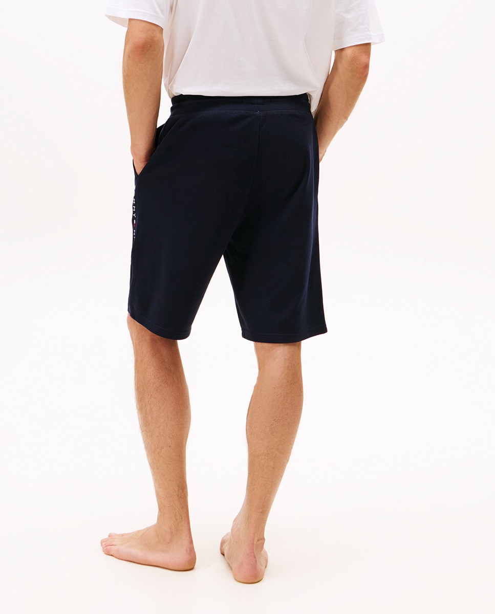 Bermudas de Fato de Treino Azul-marinho-3