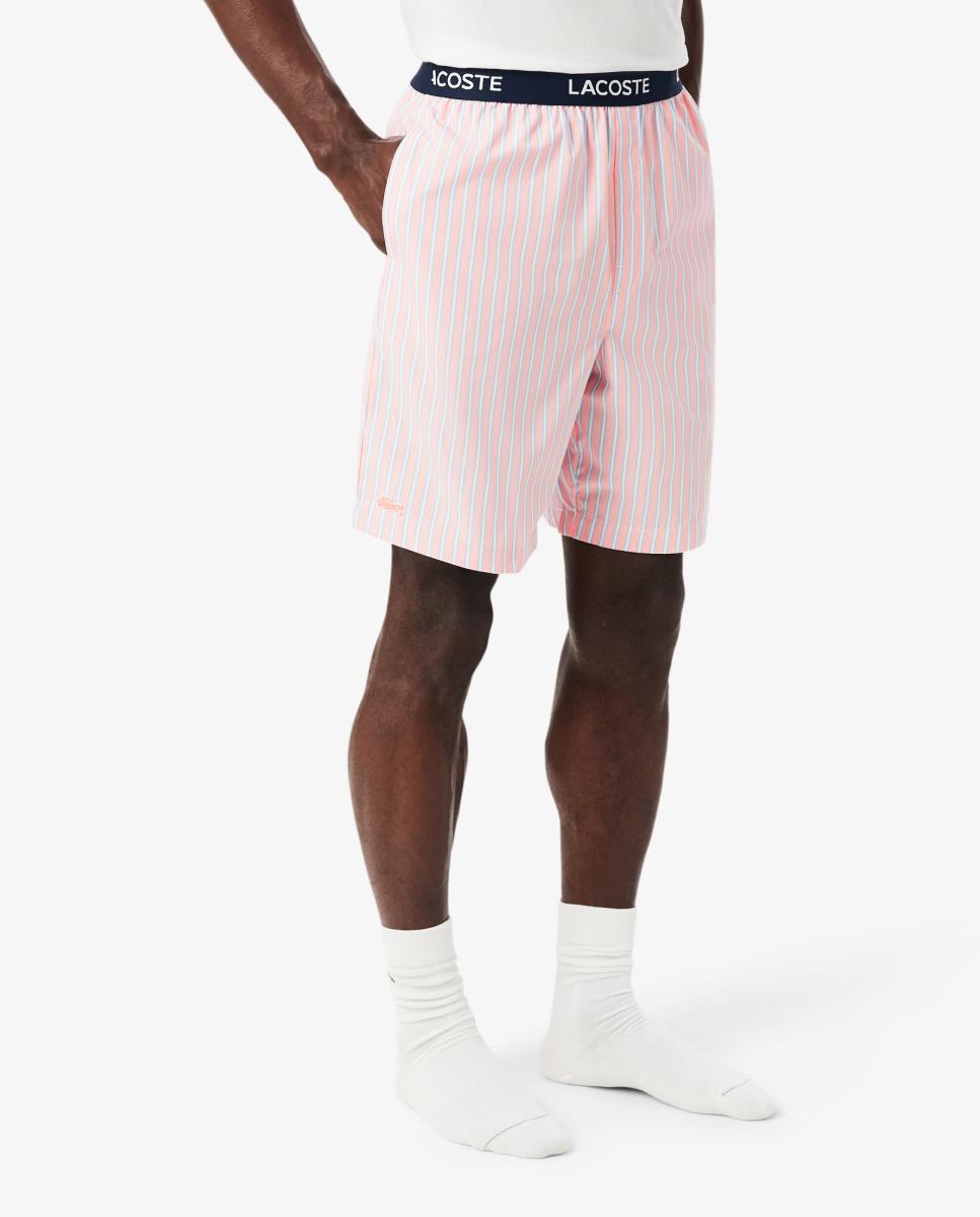 Calções Loungwear de Tecido Branco-2