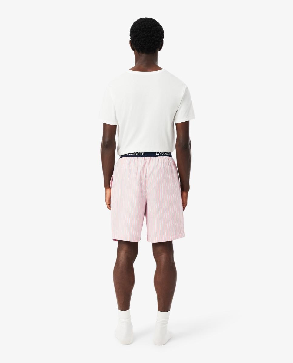 Calções Loungwear de Tecido Branco-3