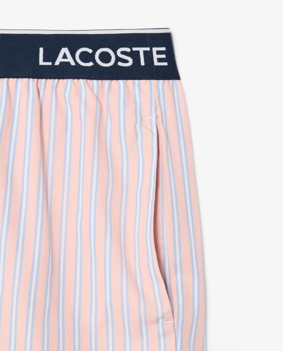 Calções Loungwear de Tecido Branco-5