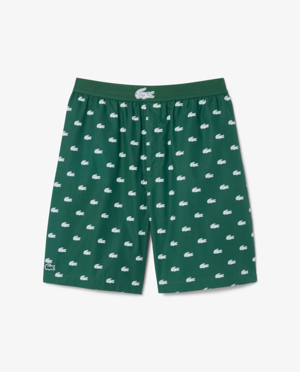 Calções Loungwear de Tecido Branco-1