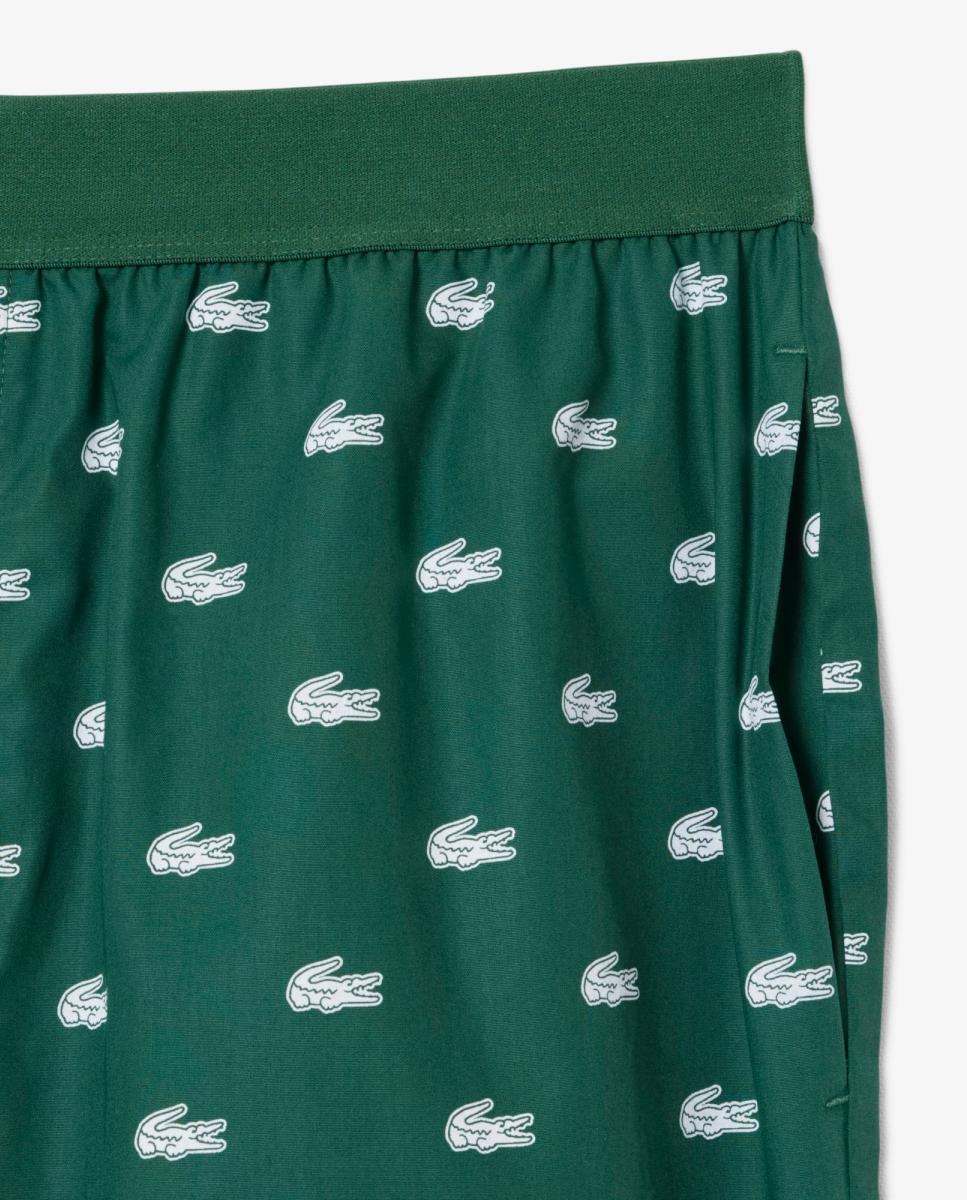 Calções Loungwear de Tecido Branco-4
