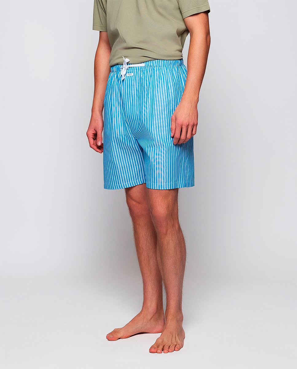 Calções de pijama Turquesa-1