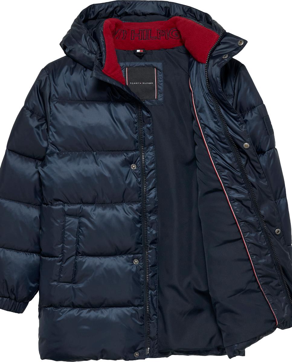 Parka acolchoada de bebé Azul-marinho-3