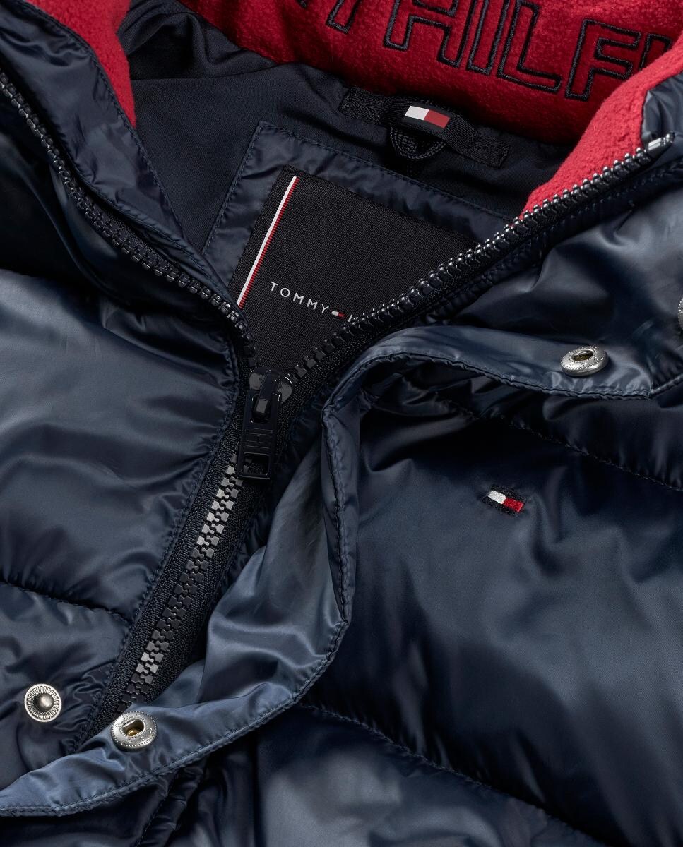 Parka acolchoada de bebé Azul-marinho-4