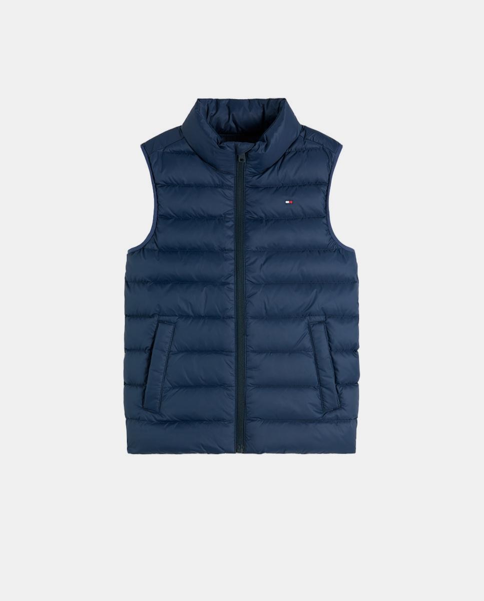 Colete Acolchoado Ligeiro Tommy Hilfiger Azul-marinho-5