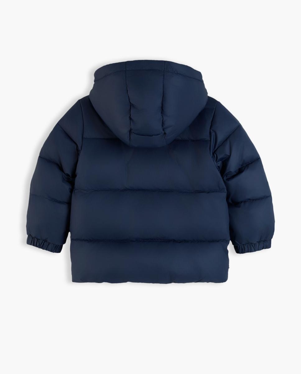 Plumífero de bebé niño con capucha - Tommy Hilfiger - Azul marino Azul marino-2