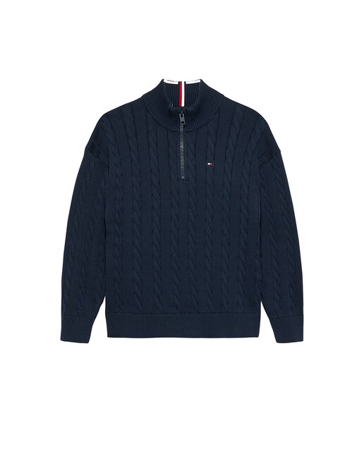 Imagem 0 de Camisola de Malha do Cabo de Bebé com Meio Fecho de Correr