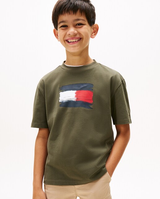 Imagem 0 de T-shirt de Manga Curta com Logótipo da Marca à Frente