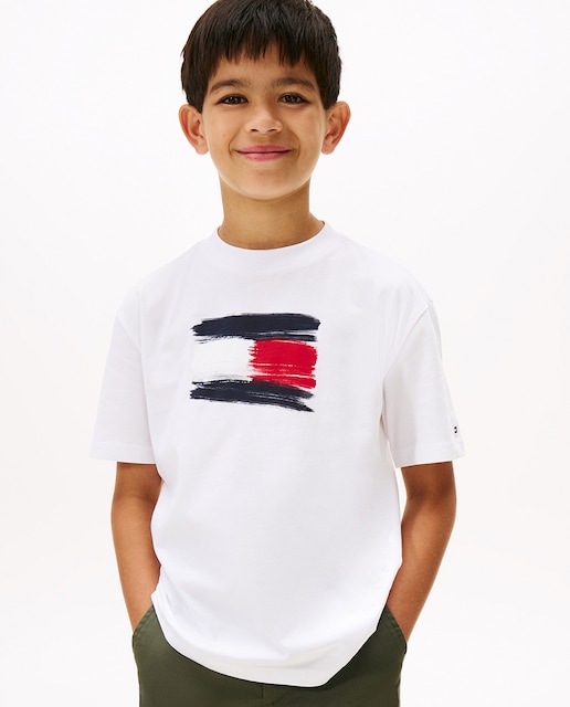 Imagen 0 de Camiseta de niño de manga corta con logo frontal corporativo