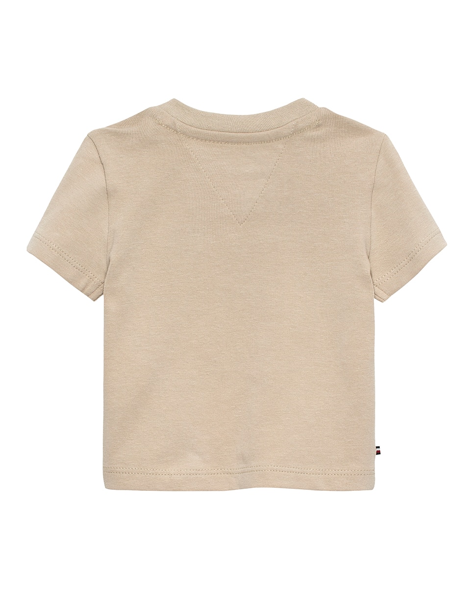 Camisola de Bebé com Manga Curta Tommy Hilfiger Castanho-2