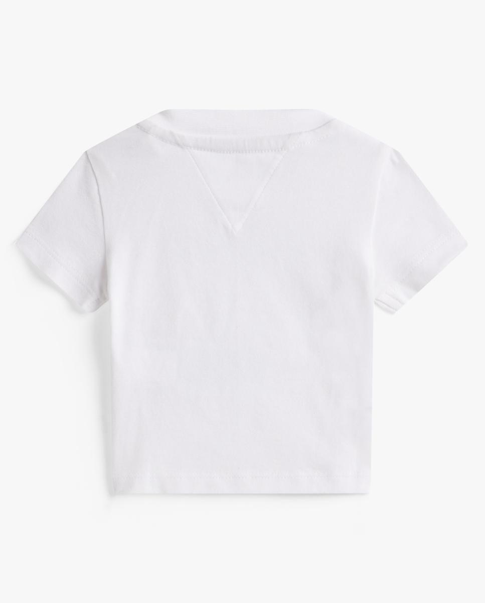 Camisola de Bebé com Manga Curta Tommy Hilfiger Branco-2