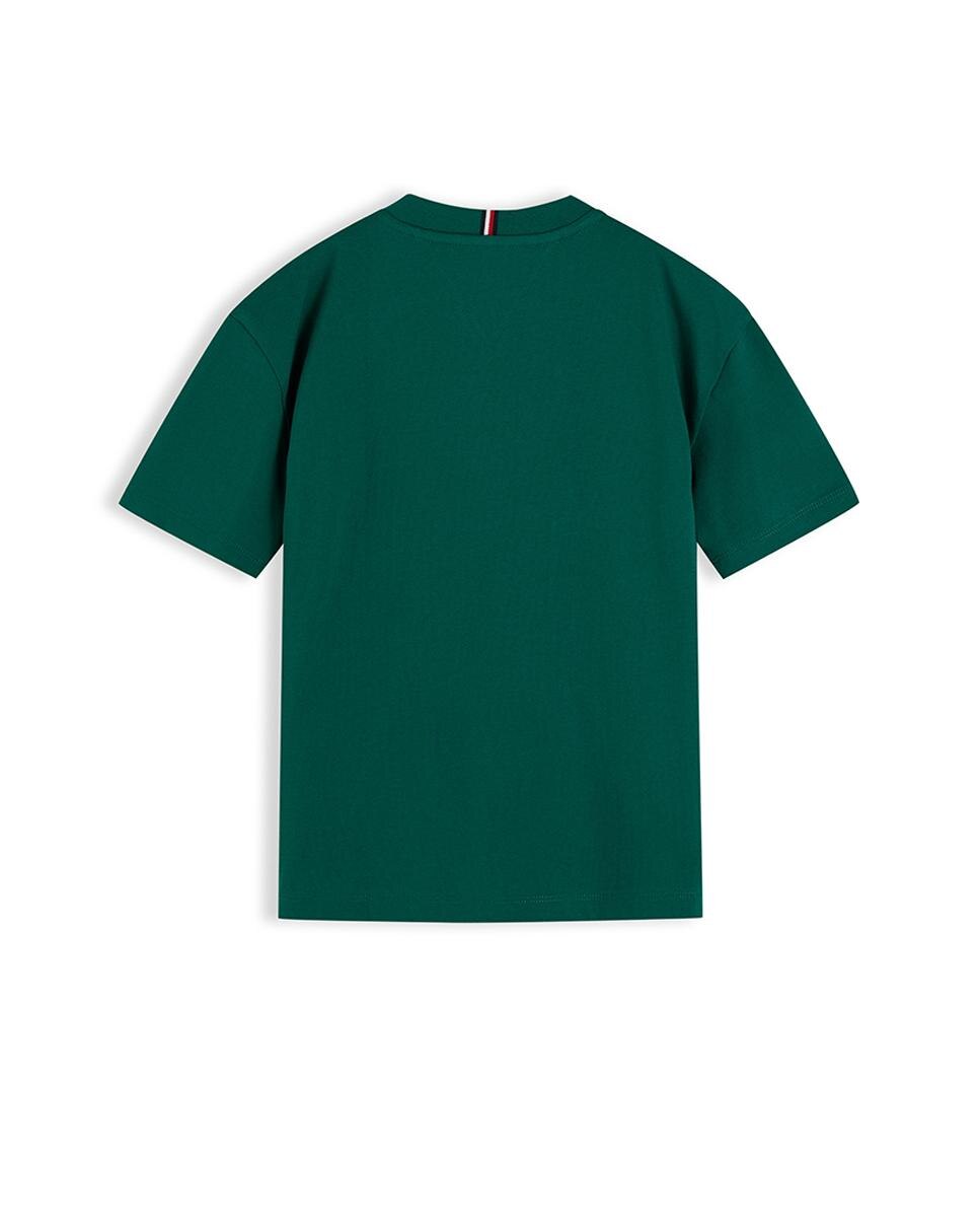 Camiseta de niño de manga corta - Tommy Hilfiger - Verde Verde-2