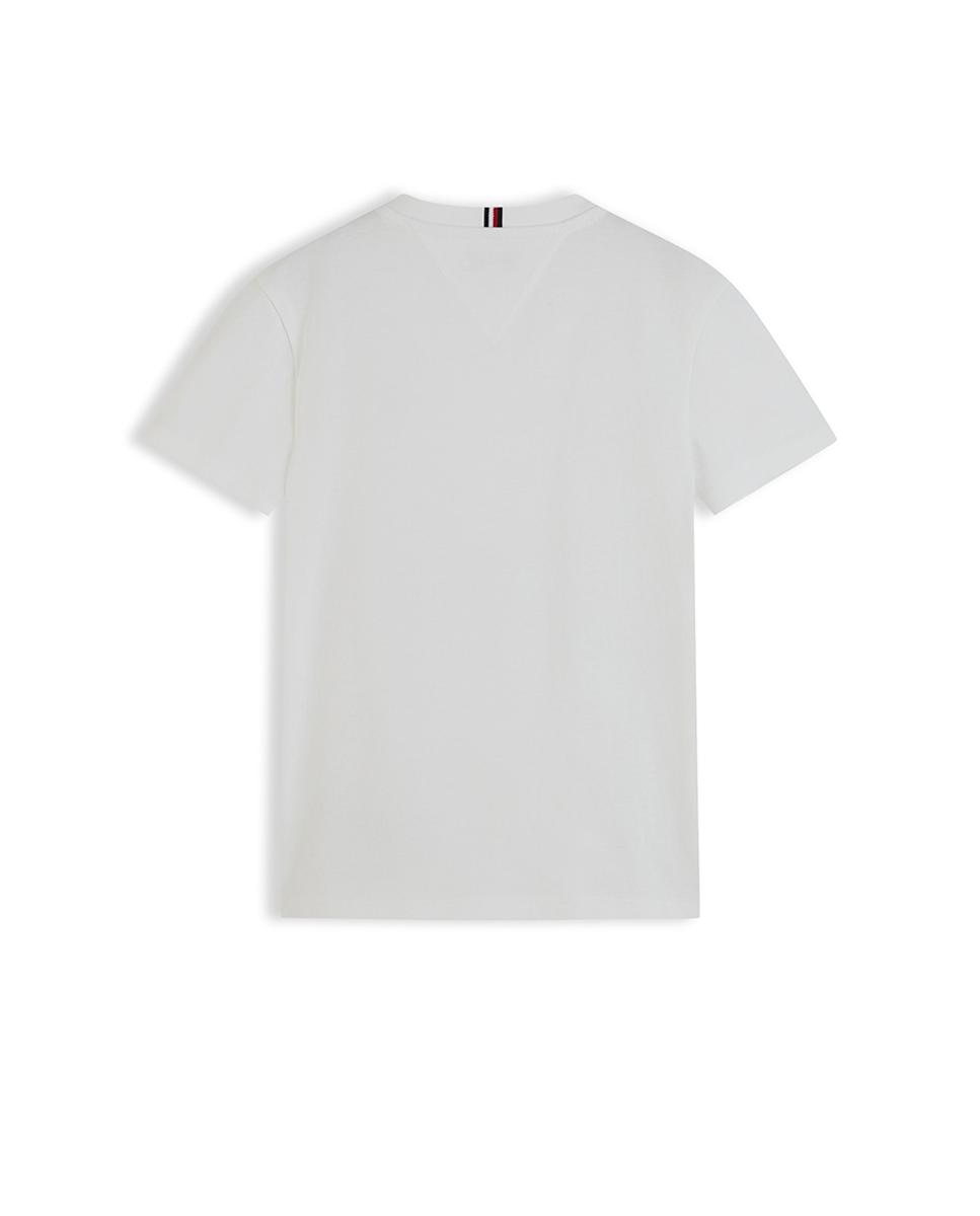 T-shirt com manga curta Tommy Hilfiger Branco-2