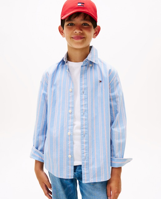 Imagem 0 de Camisa Abotoada às Riscas