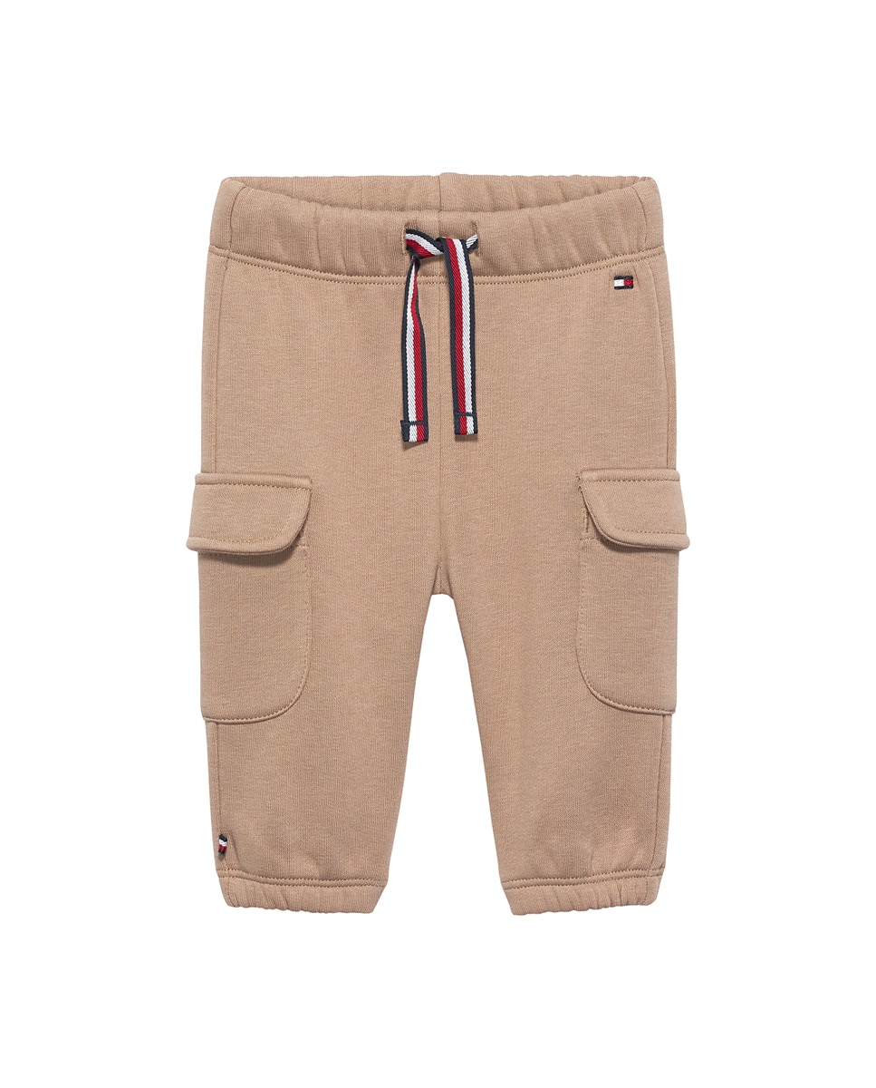 Calças Cargo de Bebé Camel-1