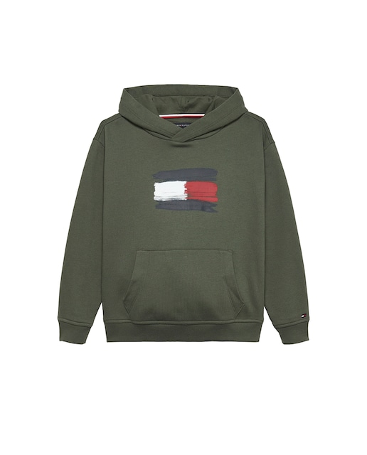Imagen 0 de Sudadera de bebé niño con capucha y logo frontal