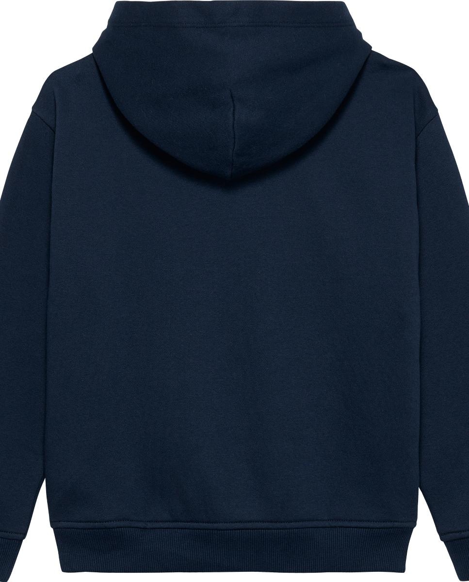 Sweatshirt com capuz e logótipo à frente Azul-marinho-6