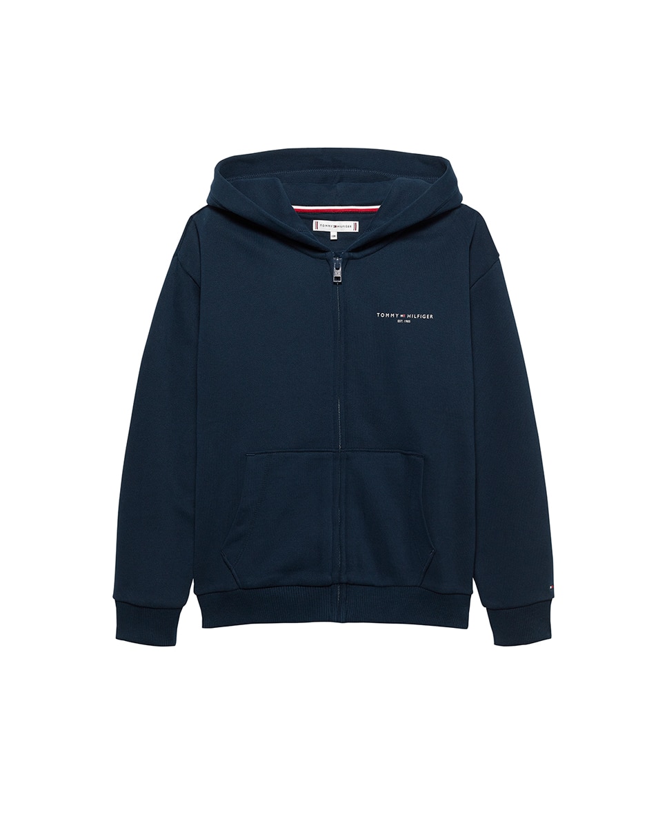 Imagem 0 de Sweatshirt de Bebé com Capuz e Logótipo Pequeno