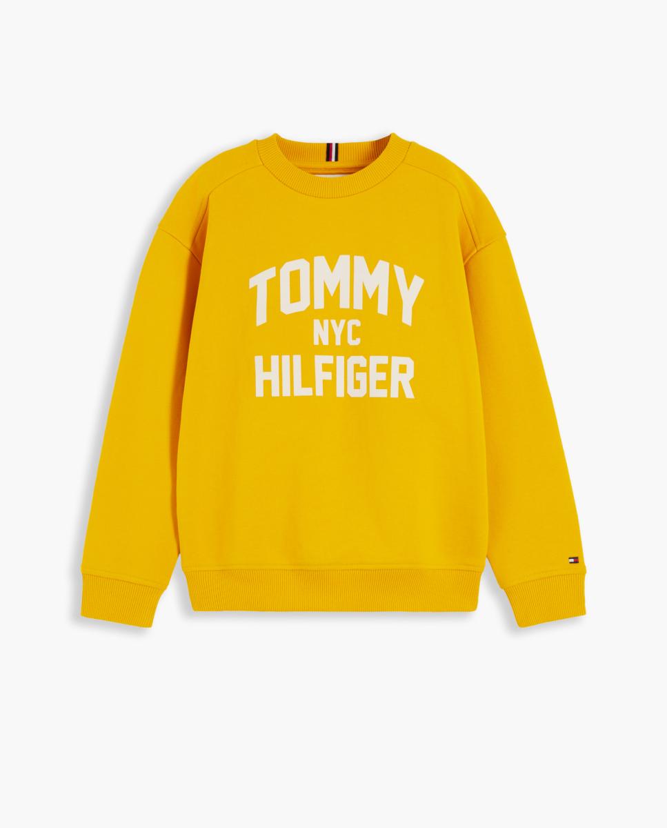Sudadera de niño de cuello redondo - Tommy Hilfiger - Amarillo Amarillo-1