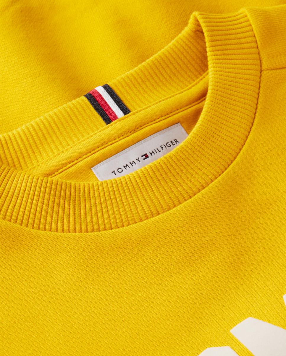 Sudadera de niño de cuello redondo - Tommy Hilfiger - Amarillo Amarillo-2