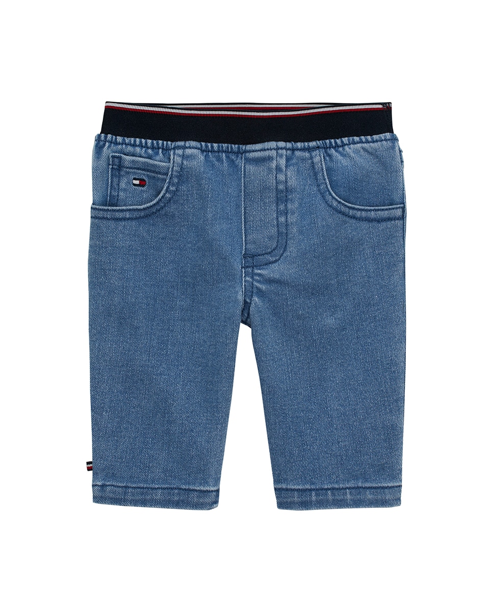 Imagem 0 de Jeans de bebé menino com cintura elástica