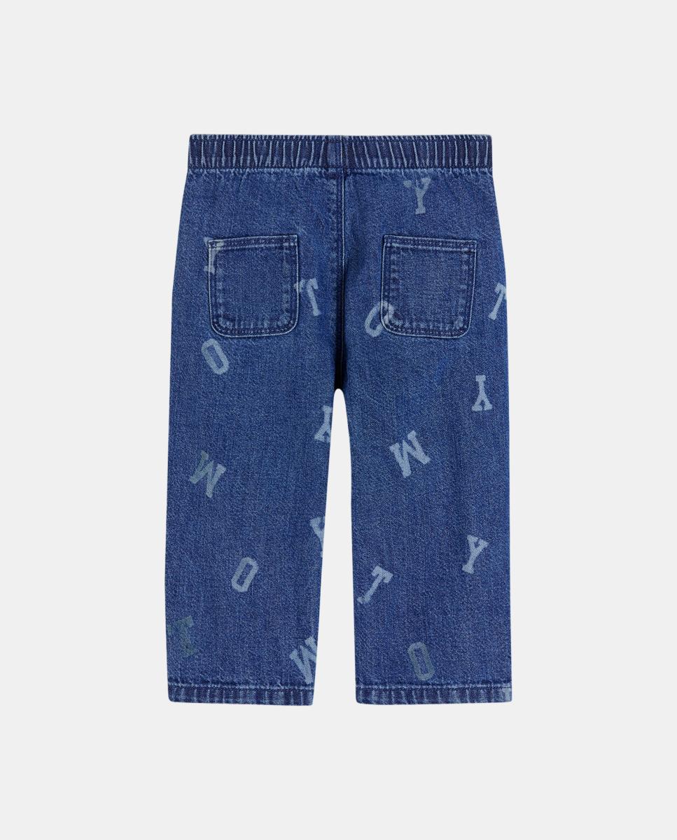 Jeans de Bebé com Cintura Elástica Tommy Hilfiger Azul-2