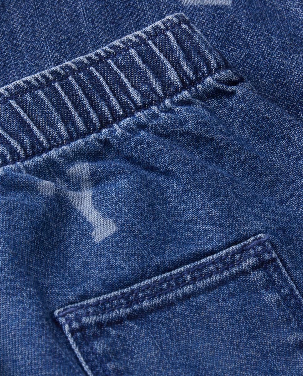Jeans de Bebé com Cintura Elástica Tommy Hilfiger Azul-3