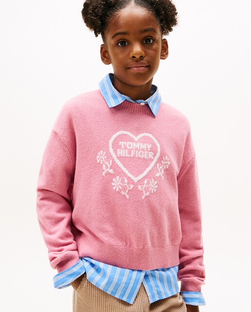 Imagem 0 de Camisola de Malha com Logótipo da Marca e Decote Redondo