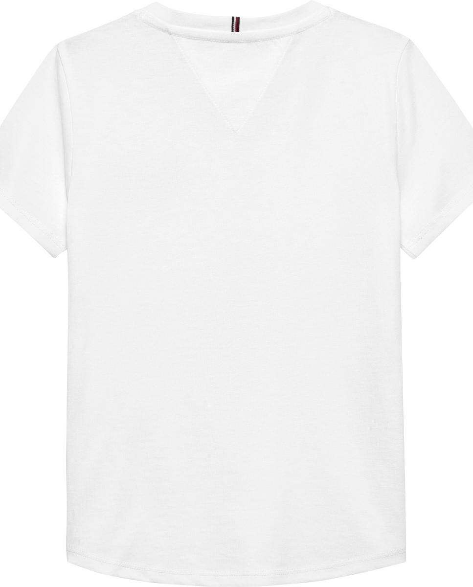 T-shirt de Manga Curta com Logótipo Varsity Branco-6