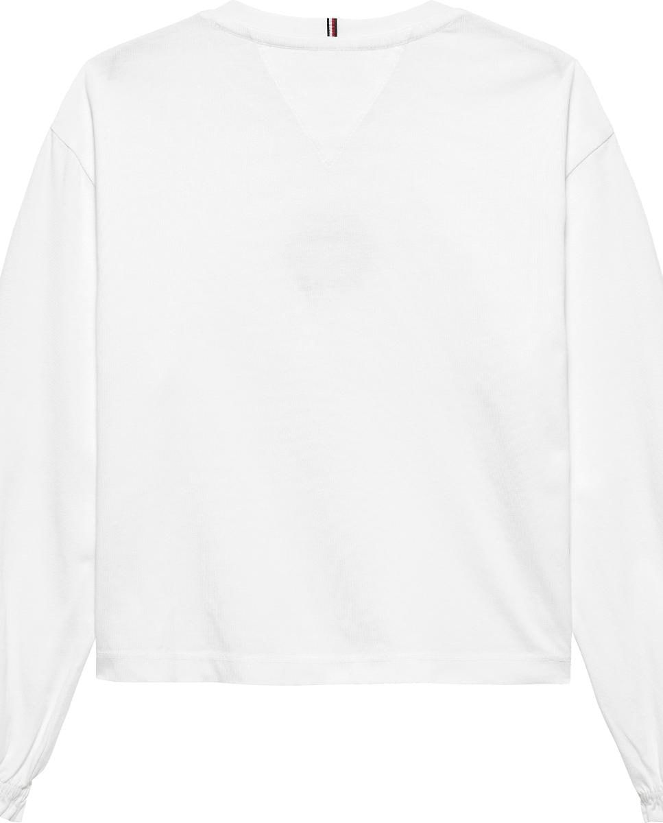 Camisola de Manga Comprida e Logótipo de Coração à Frente Branco-6