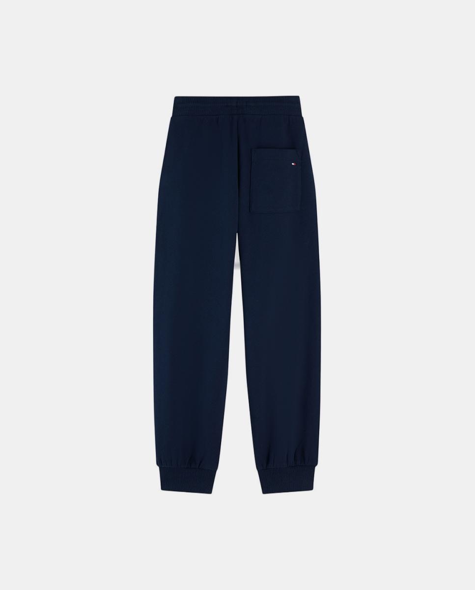 Joggers com Logótipo Bordado Azul-marinho-2