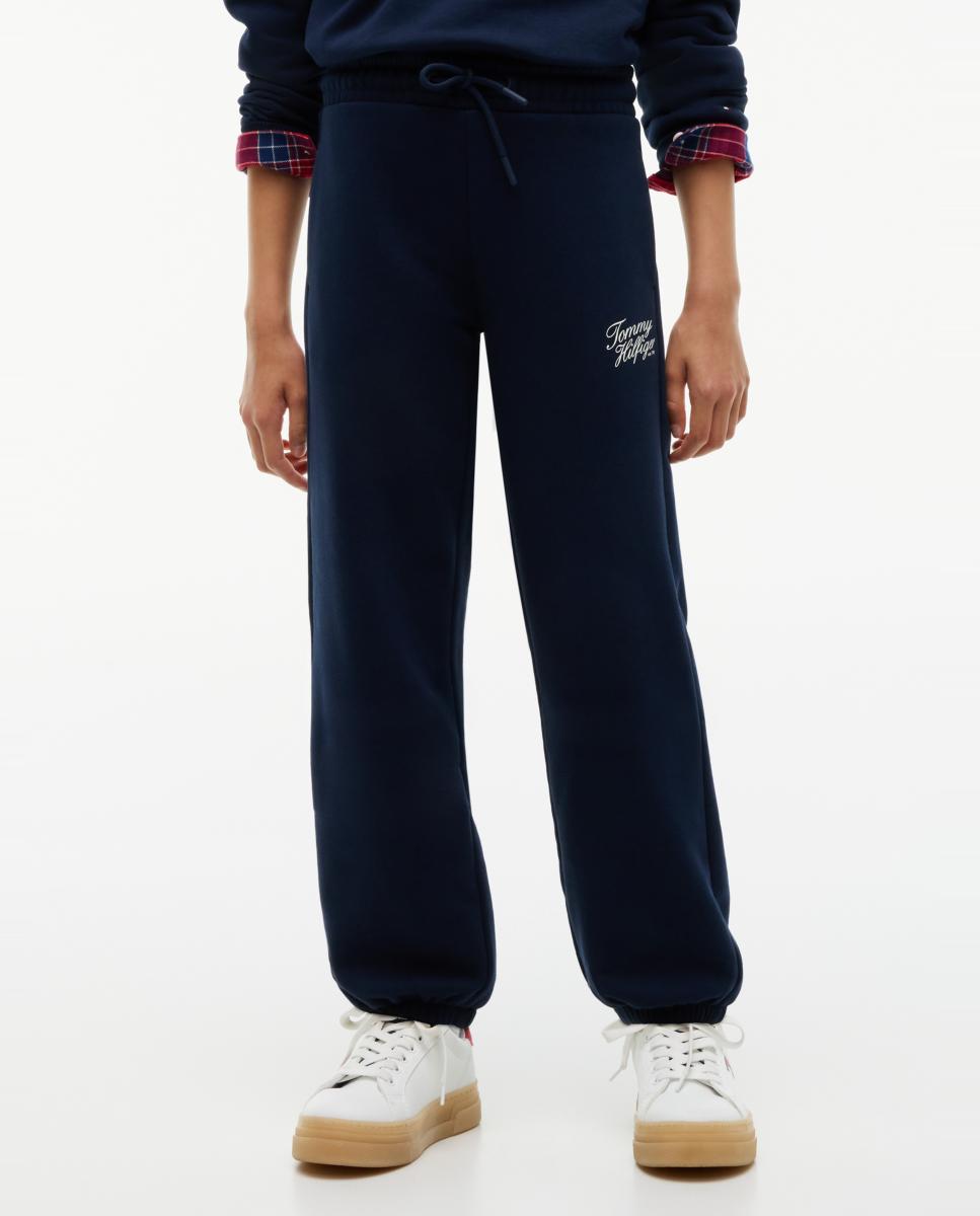 Pantalón de niña de chándal - Tommy Hilfiger - Azul Azul-1