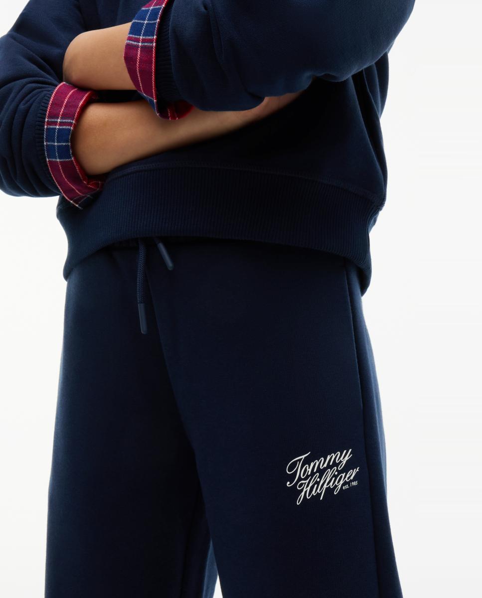Pantalón de niña de chándal - Tommy Hilfiger - Azul Azul-2