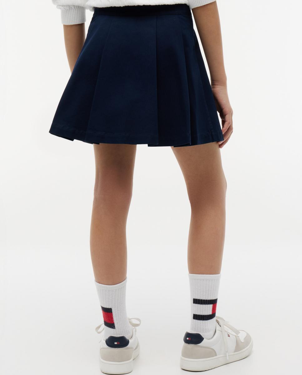 Saia Plissada Tommy Hilfiger Azul-marinho-3
