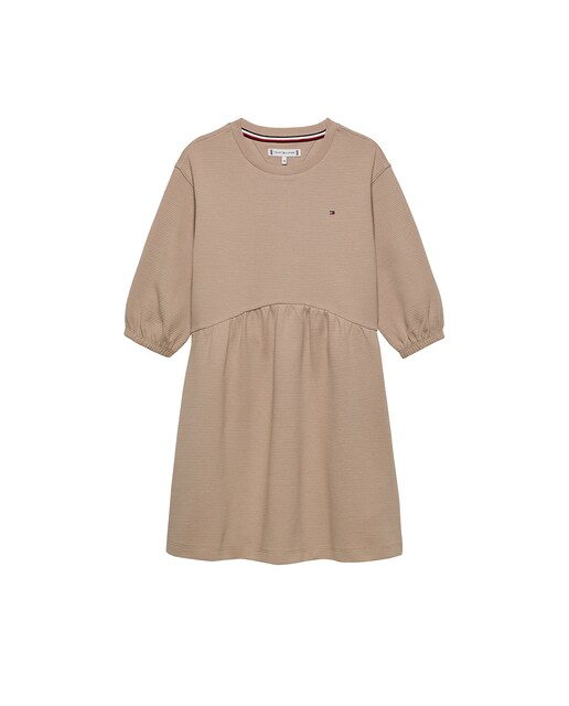 Imagen 0 de Vestido de bebé niña con manga 3/4 abullonadas