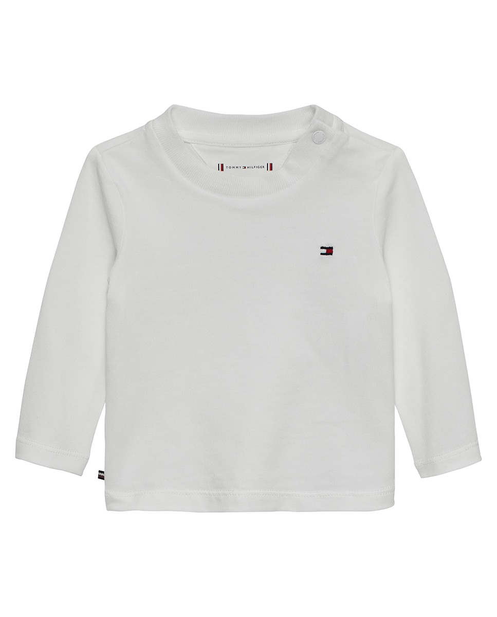Conjunto de T-shirt e Jardineiras de Ganga de Bebé Tommy Hilfiger Azul-3