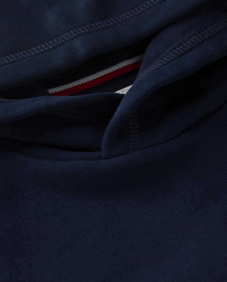 Sweatshirt com capuz Azul-3