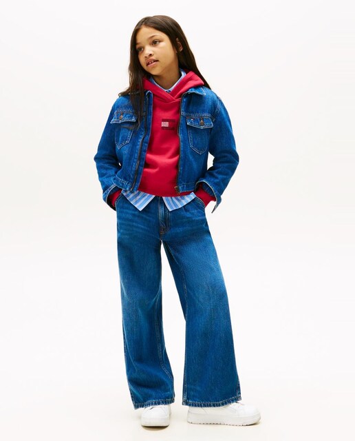 Imagen 0 de Pantalón vaquero de niña de corte relajado