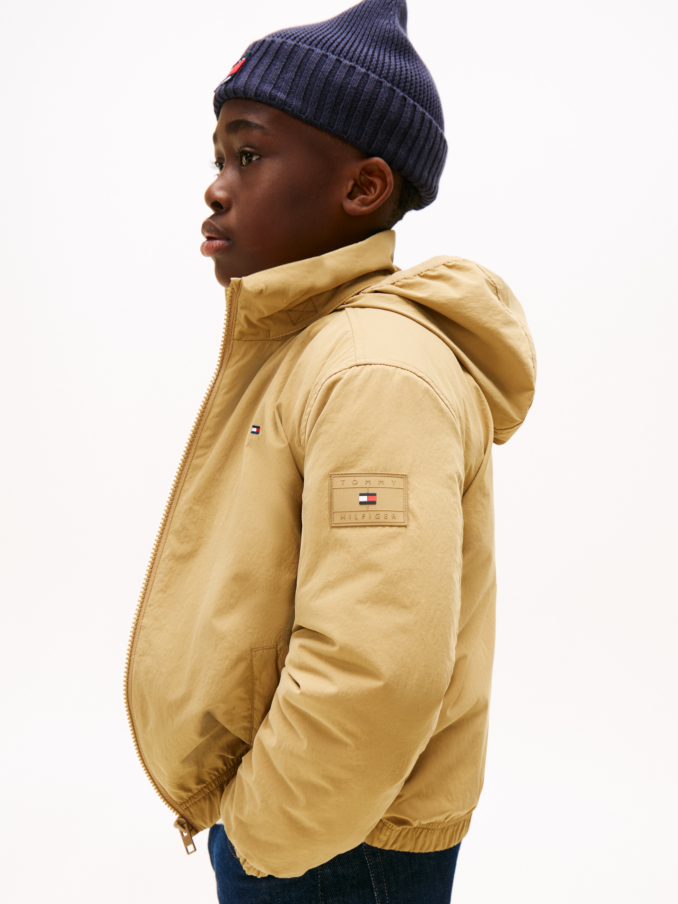 Blusão Estilo Corta-Vento Tommy Hilfiger Castanho-5