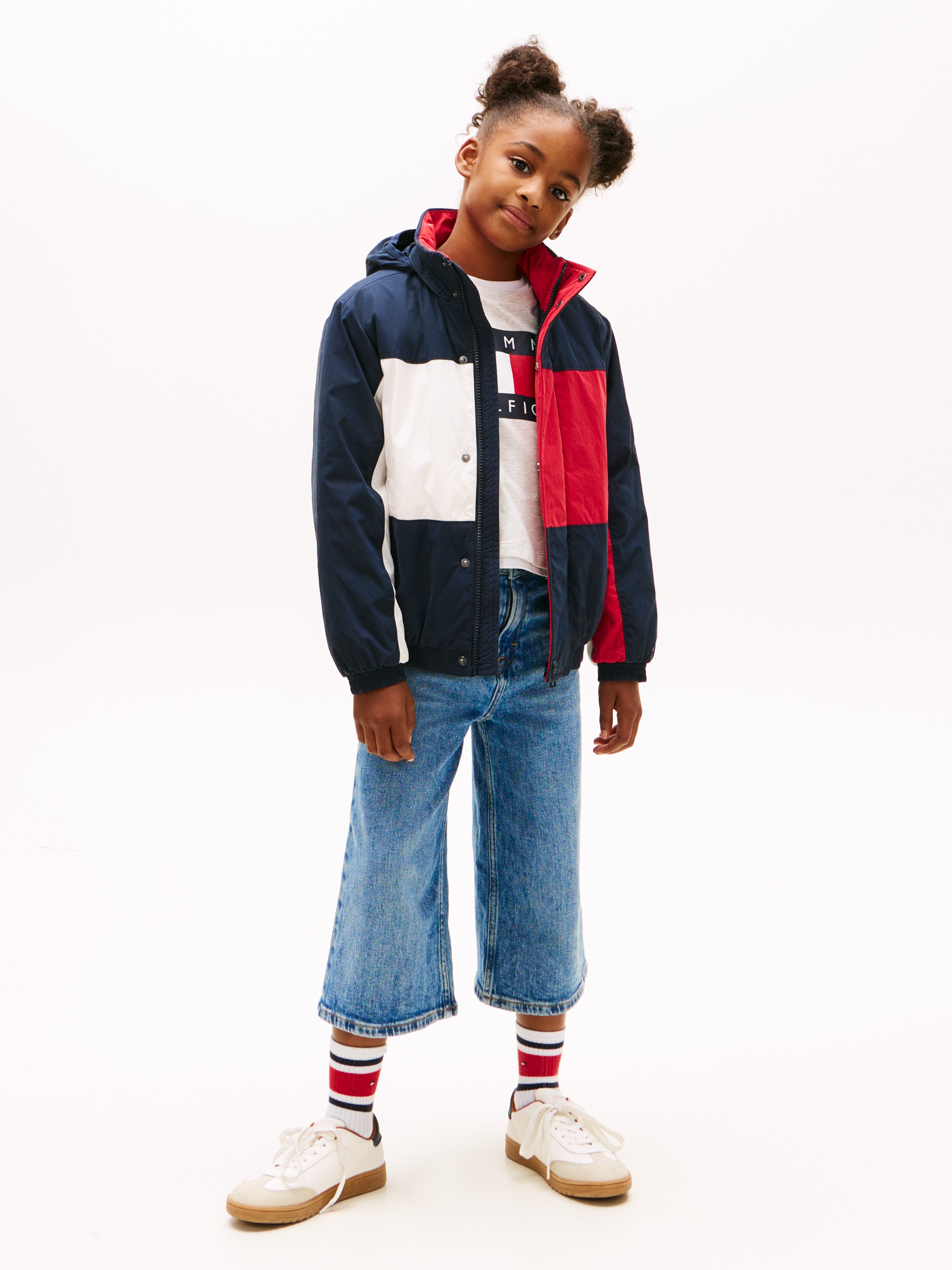 Blusão com Color Block Tommy Hilfiger Azul-4